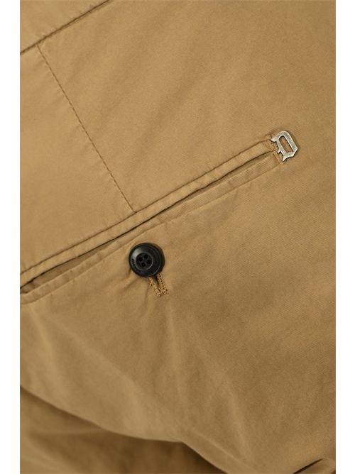 Pantalone Gaubert in cotone stretch Noce DONDUP | UP235 GSE046U PTD733